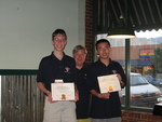 Matt McCutchen and Richard Peng, silver medallists